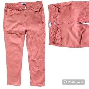 KENSIE JEANS ORANGE SKINNY JEANS - 4/27